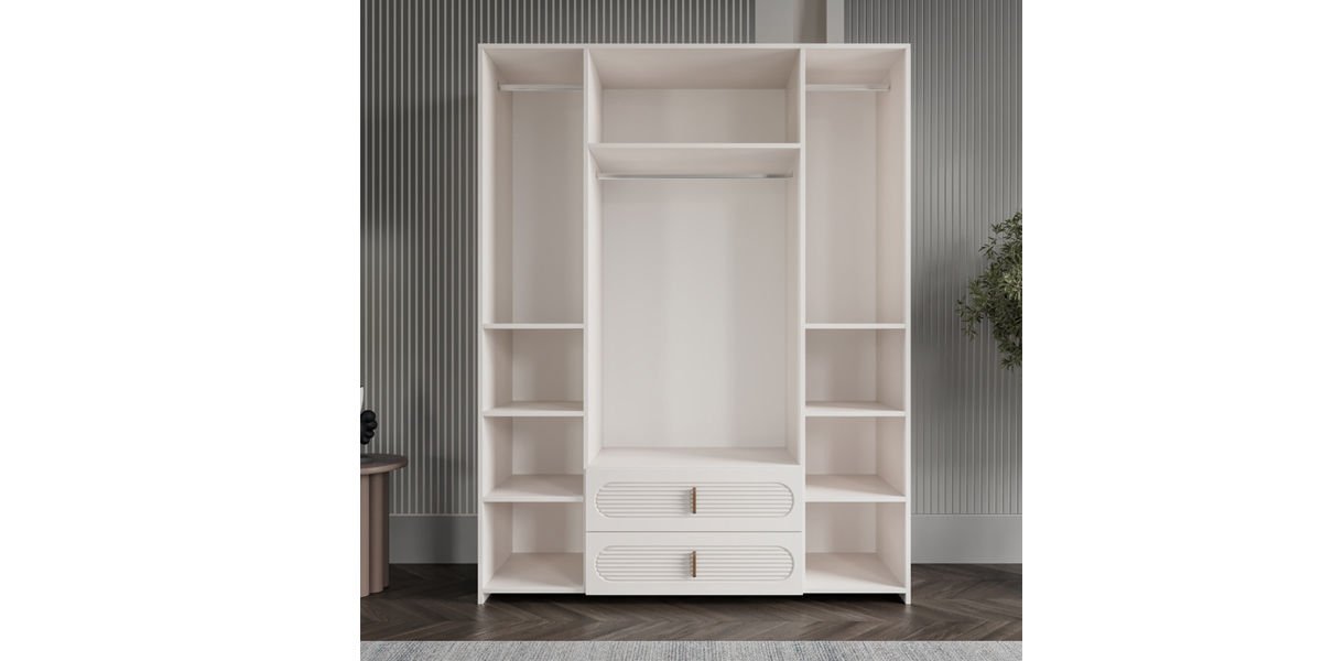 ELVİRA 4 KAPILI DOLAP (MDF) görünüm 3