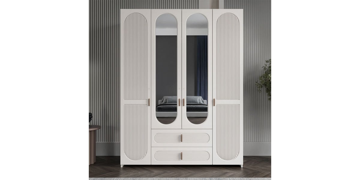 ELVİRA 4 KAPILI DOLAP (MDF)