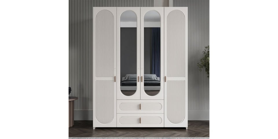 ELVİRA 4 KAPILI DOLAP (MDF)