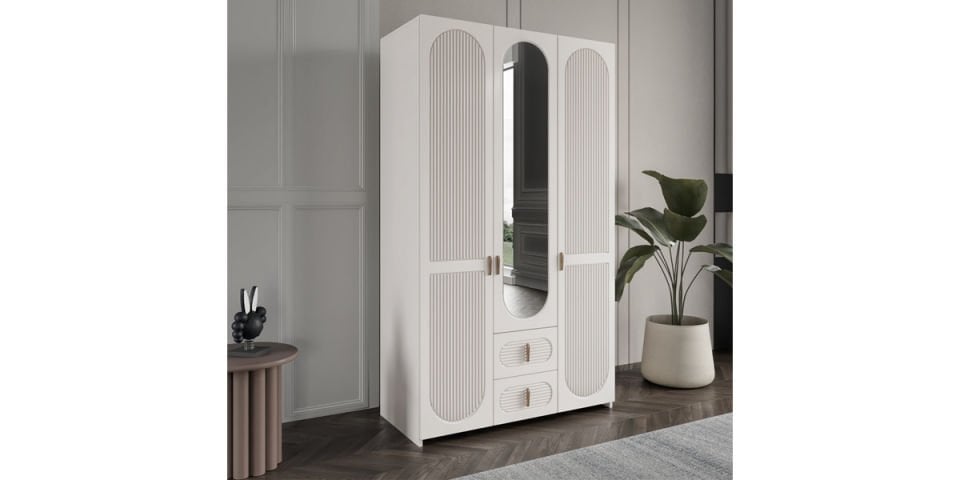 ELVİRA 3 KAPILI DOLAP (MDF)