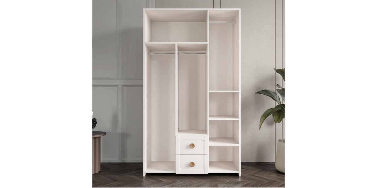 ALİNA 3 KAPILI DOLAP (MDF) görünüm 3